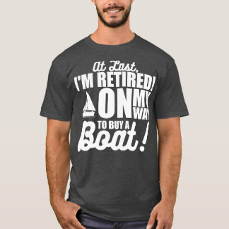 Uiteindelijk ging ik met pensioen op weg om een bo t-shirt