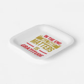 Uiteindelijk is dankbaarheid het enige wat telt papieren bordje (Gebogen)