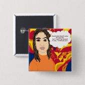 Uiteindelijk komen ze voor je Button. Vierkante Button 5,1 Cm (Voorkant /achterkant)
