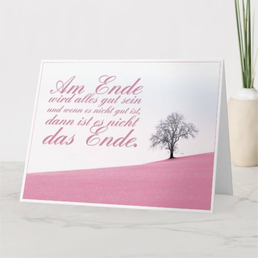 Uiteindelijk komt alles goed kaart (Voorkant)