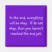 Uiteindelijk komt alles goed magneet (Voorkant)