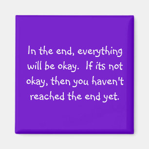 Uiteindelijk komt alles goed magneet