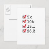 Uiteindelijk leidde de marathon briefkaart (Voorkant / Achterkant)