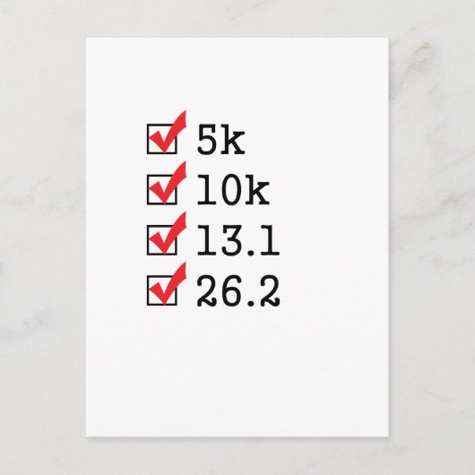 Uiteindelijk leidde de marathon briefkaart (Voorkant)
