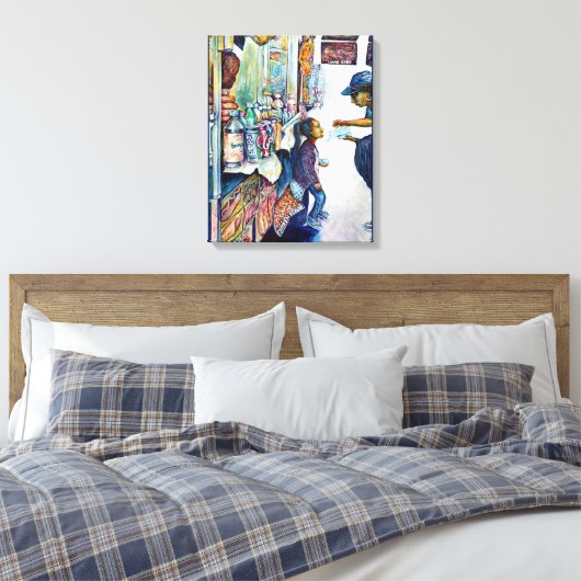 Uiteindelijk levert hoop op canvas afdruk (Insitu (Slaapkamer))