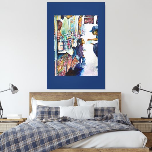 Uiteindelijk levert hoop op canvas afdruk (Insitu (Slaapkamer))