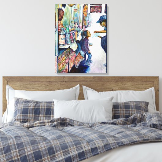 Uiteindelijk levert hoop op canvas afdruk (Insitu (Slaapkamer))