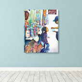 Uiteindelijk levert hoop op canvas afdruk (Insitu (Houten vloer))