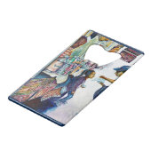 Uiteindelijk levert hoop op creditkaart flessenopener (Voorkant Gekanteld)