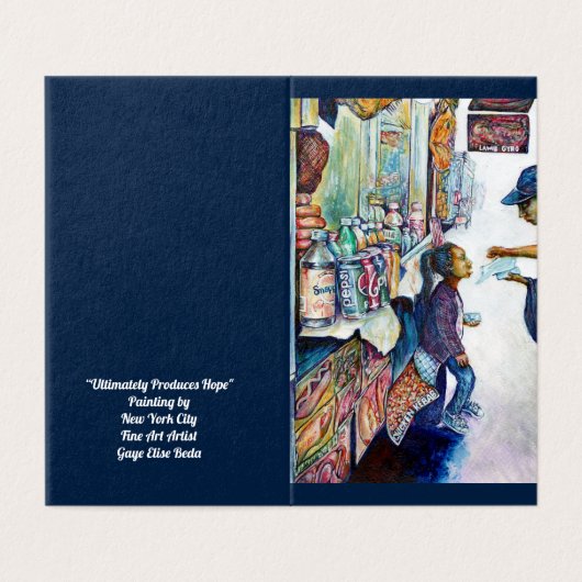 Uiteindelijk levert hoop op kaart (Buitenkant ongevouwen)