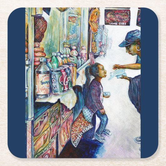 Uiteindelijk levert hoop op kartonnen onderzetters (Voorkant)