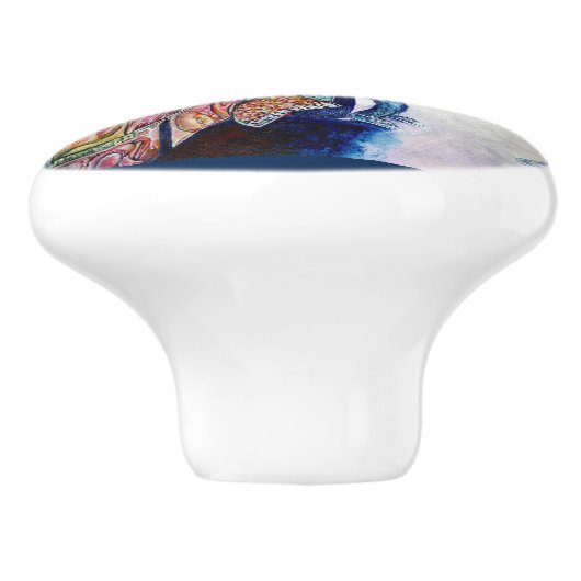 Uiteindelijk levert hoop op keramische knop (Zijkant)