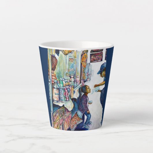 Uiteindelijk levert hoop op latte mok (Voorkant)