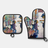 Uiteindelijk levert hoop op ovenwant & pannenlap set (Voorkant)