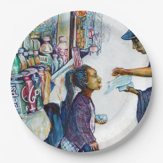 Uiteindelijk levert hoop op papieren bordje (Voorkant)