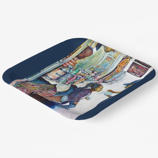 Uiteindelijk levert hoop op papieren bordje (Gebogen)