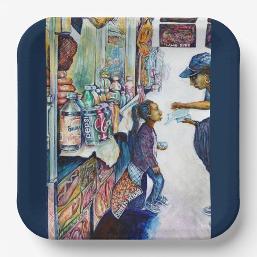 Uiteindelijk levert hoop op papieren bordje (Voorkant)