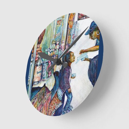 Uiteindelijk levert hoop op ronde klok (Hoek)