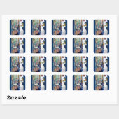 Uiteindelijk levert hoop op vierkante sticker (Vel)