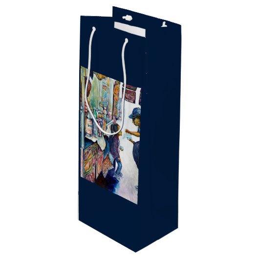Uiteindelijk levert hoop op wijn cadeautas (Voorkant Gekanteld)