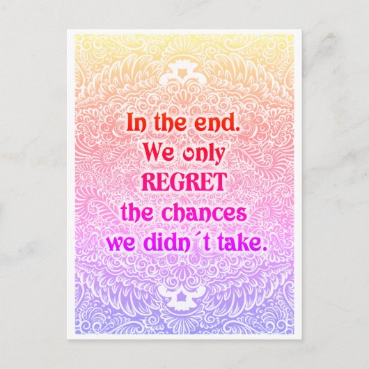 Uiteindelijk - Positieve quotes Briefkaart (Voorkant)