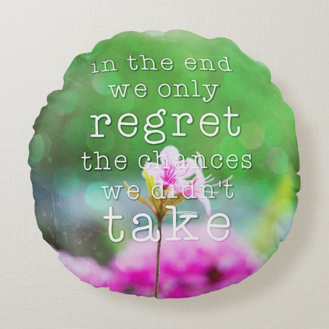 Uiteindelijk.. Rond Kussen (Voorkant)