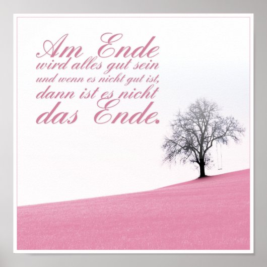 Uiteindelijk zal alles goed zijn poster (Voorkant)