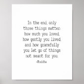 Uiteindelijk zijn er slechts drie dingen van belan poster (Voorkant)