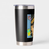 Uiteindelijke 90s Nostalgie Pop Art Collage Geïsoleerde Drinkbeker (Rechts)