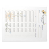 Uiteindelijke huiswerkplanner sjabloon notitieblok (Voorkant)