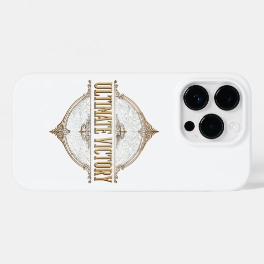 Uiteindelijke overwinning Case-Mate iPhone case (Achterkant (horizontaal))