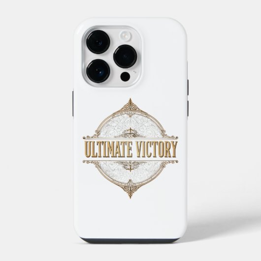Uiteindelijke overwinning iPhone hoesje (Achterkant)