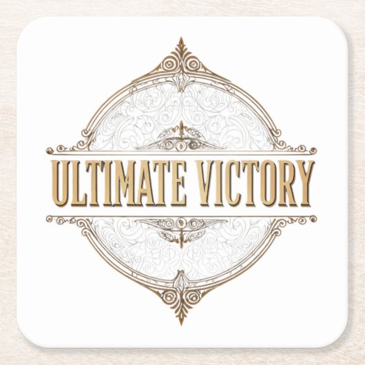 Uiteindelijke Overwinning  Kartonnen Onderzetters (Voorkant)