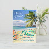 UITEINDELIJKE WEEFSELS (Mexico) bruiloft Kaart (Staand voorkant)