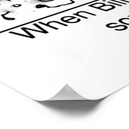 Uiteraard een niet-EU-Man Poster (Hoek)