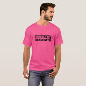 Uiteraard Niet De Docent T-shirt (Voorkant volledig)