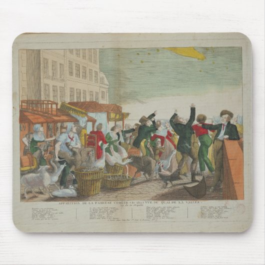 Uiterlijk van de Grote Comet in 1811 Muismat (Voorkant)