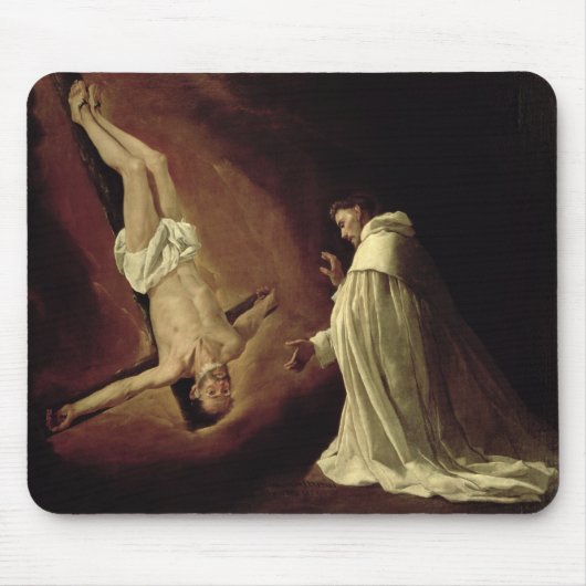 Uiterlijk van St. Peter op St. Peter Nolasco Muismat (Voorkant)
