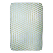 Uiterst Blauwgroen gouden zeemeerminnen Badmat (Voorkant Verticaal)