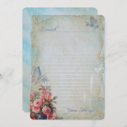 Uiterst geschikt - Uitnodiging Kaart / Blanco Kaar (Voorkant / Achterkant)