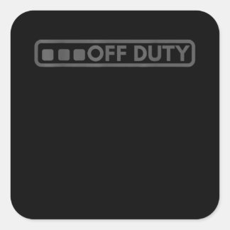 Uiterst geschikt voor politietaken vierkante sticker