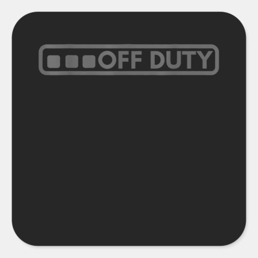 Uiterst geschikt voor politietaken vierkante sticker (Voorkant)