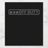 Uiterst geschikt voor politietaken wijn etiket (Enkel label)