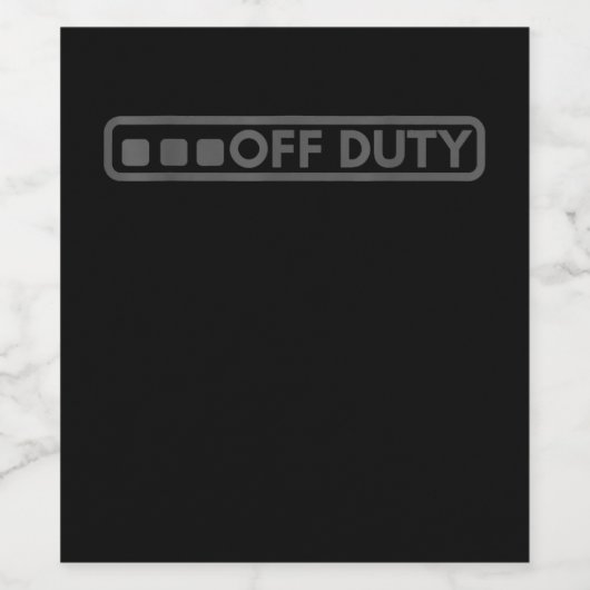 Uiterst geschikt voor politietaken wijn etiket (Enkel label)