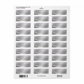 Uiterst heerlijke kerstboomgaard etiket (Full Sheet)