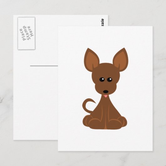 Uiterst klein briefkaart (Voorkant / Achterkant)