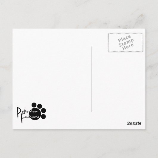 Uiterst klein briefkaart (Achterkant)