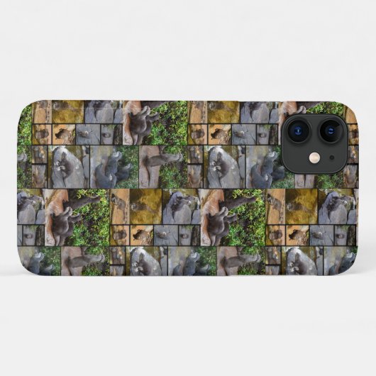 **"Uiterst Schattig: een fotocollage van otters Case-Mate iPhone Case (Achterkant (horizontaal))