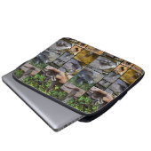 **"Uiterst Schattig: een fotocollage van otters Laptop Sleeve (Voorkant onderkant)