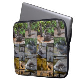 **"Uiterst Schattig: een fotocollage van otters Laptop Sleeve (Voorkant Links)